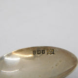Sterling Silver Royal Artillery 'Ubique' Enamel Teaspoon Antique 1913 Birmingham