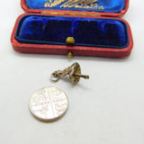 Sterling Silver Ballerina Dancer Charm Pendant Vintage c1970