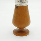 Sterling Silver & Wooden Modernist Sugar Caster Antique 1933 London