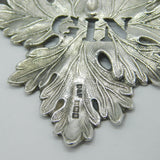 Sterling Silver Georgian Style Gin Decanter Label Vintage 1976 Birmingham