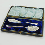 Victorian Boxed Silver Plated Breakfast Set Antique c1890 Walker & Hall