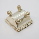 Sterling Silver Queen Victoria Stamp Box Vintage c1970s