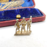 Sterling Silver 'Spirit of ''76'  Trio of Musicians Charm Pendant Vintage c1970