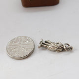 Sterling Silver Aquarius Charm Pendant Vintage c1970