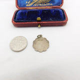 Sterling Silver St Christopher Charm Pendant Vintage c1970