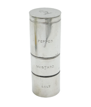 Victorian Sterling Silver Combination Travelling Spice Tower Antique 1878 London