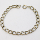 Sterling Silver Essential Curb Link Bracelet Vintage c1970