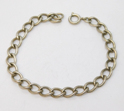 Sterling Silver Essential Curb Link Bracelet Vintage c1970