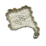 Edwardian Sterling Silver Leaf Form Novelty Tea Caddy Spoon Antique Chester