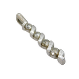 Sterling Silver Spinel Set Charm Pendant Vintage c1970s