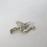 Sterling Silver Ostrich Charm Pendant Vintage c1970