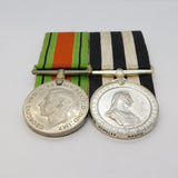WWII Defence Medal & Ambulance Service Medal SGT B Kemsley Antique