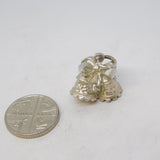 Sterling Silver Wedding Bells Charm Pendant Vintage c1970