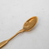 Victorian 9ct Rose Gold Snuff Spoon Charm or Pendant Antique c1890s