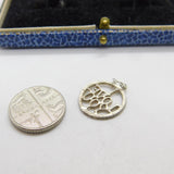 Sterling Silver I Love You Sweet Charm Pendant Vintage c1970