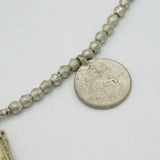 19th Century Ethiopian Silver Plated Tribal Style Coin Necklace Antique c1880