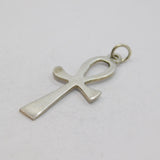 Sterling Silver Ankh Charm Pendant Vintage c1970