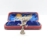 Sterling Silver Eros The Winged Archer Charm Pendant Vintage c1970