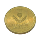 Scottish Bells Whisky Brass Medal Medallion Scottish Open Golf Vintage