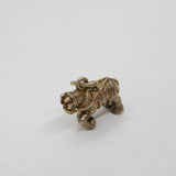 Sterling Silve Draft Heavy Horse With Harness Charm Pendant Vintage c1970s