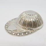 Sterling Silver Jockey Cap Novelty Tea Caddy Spoon Vintage 1986 Sheffield