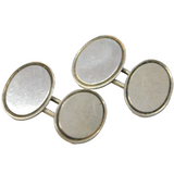 Victorian Sterling Silver Pair of Gents Cufflinks Antique 1887 Chester
