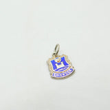 Sterling Silver & Enamel Swansea Wales Charm Pendant Vintage c1970