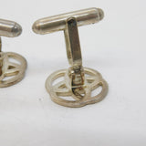 Pair of Sterling Silver Celtic Knot Gents Cufflinks Vintage c1970s
