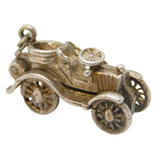 Sterling Silver Motor Car Charm Pendant Vintage c1970s