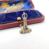 Sterling Silver Blackpool Tower Charm Pendant Vintage c1970
