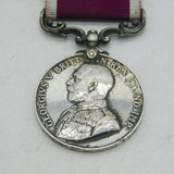 King George V Long Service Medal GNR W.J Edmunds R.G.A Antique
