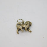 Sterling Silver Lion Leo Horoscope Symbol Charm Pendant Vintage c1970