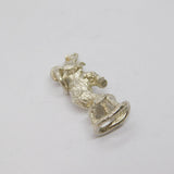 Sterling Silver Performing Elephant Charm Pendant Vintage c1970