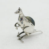 Edwardian Sterling Silver Novelty Kangaroo Pin Cushion Antique 1908 Birmingham