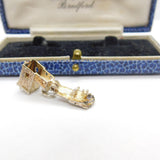Sterling Silver Opening Couple in the Church Charm Pendant Vintage c1970