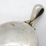 Victorian Aesthetic Movement Sterling Silver & Gold Locket Antique 1876