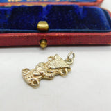 Sterling Silver Aztec Style God Charm Pendant Vintage c1970