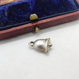 Sterling Silver Ringing Bell Charm Pendant Vintage c1970