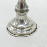 Art Deco Pair of Sterling Silver Kiddush Cups Antique 1912 Birmingham