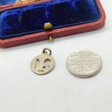 Sterling Silver Commemorative 21st Birthday Charm Pendant Vintage c1970