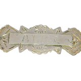 Sterling Silver Deco "Alice" Sweetheart Brooch Antique Hallmarked 1922 Chester