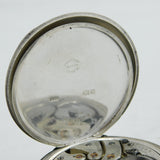 Dennison Sterling Silver 17 Jewels Pocket Watch Antique 1942 London
