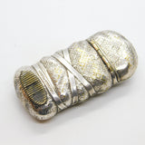 Victorian Austrian Silver Plated Baby in the Basket Novelty Vesta Case c1860