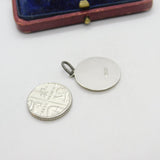 Sterling Silver St Christopher Charm Pendant Vintage c1970