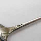 George II Sterling Silver Mote Spoon Antique c1740s London, John Kinkaid
