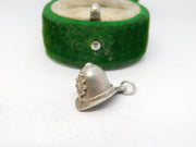 Sterling Silver Police Helmet Charm Pendant Vintage c1970