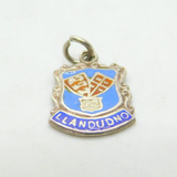 Sterling Silver & Enamel Llandudno Wales Charm Vintage c1960