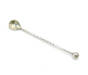 Scottish Victorian Sterling Silver Cocktail Mixing Combination Spoon Antique