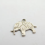 Sterling Silver Little Elephant Charm Pendant Vintage c1970