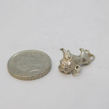 Sterling Silver Lion Charm Pendant Vintage c1970s